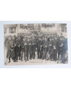 CPA Suisse Mobilisation régiment armée suisse 1914