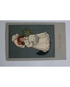 CPA Vienne Heureuse année illustrateur Ethel Parkinson n°233