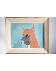 Tableau peinture Chien Boxer Will Carston