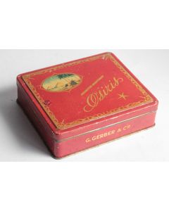 Boîte à Cigarettes tôle Cigarettes orientales Osiris G. Gerber & Co