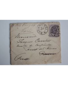 Enveloppe Roumanie cachet Buguresci 1896