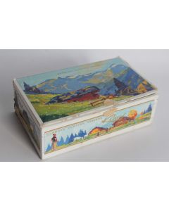 Boîte Klaus Bonbons surfins assortis Alpes Suisse