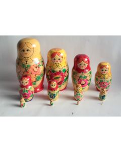 Poupées russes Matriochkas bois peint 12 pièces