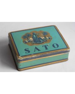 Boîte à Cigarettes tôle SATO Charles LOUPOT