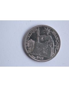 Monnaie argent 10 centimes 1921 Indo - Chine Française