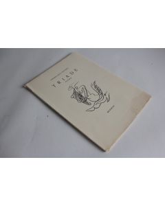 Livre Triade Poëme Pierre louis Matthey envoie signé 1953