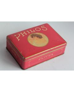 Boîte à Cigarettes tôle Philos Philipossian & Co. Suisse Art Nouveau
