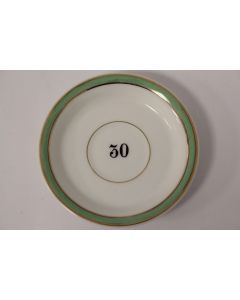 Sous-verre absinthe porcelaine Bistrot