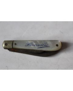 Couteau pliant nacre souvenir Fourvière
