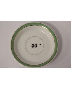 Sous-verre absinthe porcelaine Bistrot