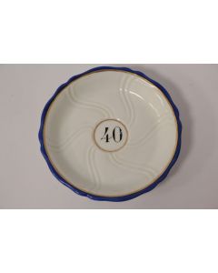 Sous-verre absinthe porcelaine Bistrot