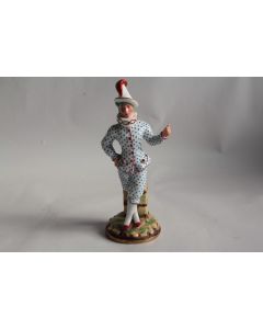 Flacon anthropomorphe porcelaine Paris XIXe siècle