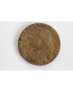 Monnaie Louis XVI 12 deniers type FRANCOIS 1792 T