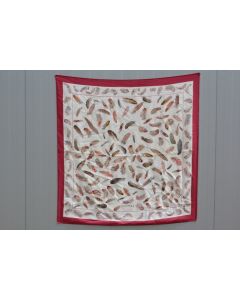 HERMES Foulard soie Plumes Henri de Linarès