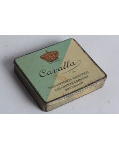 Boîte à Cigarettes tôle Cavalla The Vittoria Egyptian Cigarette Company