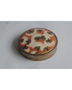 Ancien poudrier de sac COTY d'après Lalique Art déco