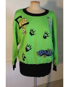 ESCADA Pull vert vintage T42
