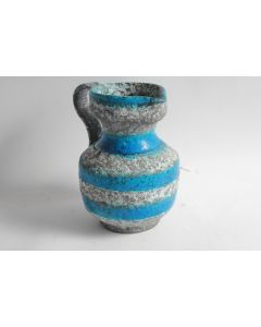 Pichet céramique Fat Lava bleu
