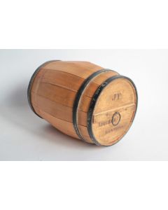 Boîte tonneau bois bonbons liqueur Chocolat Tobler