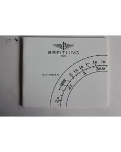 BREITLING livret notice montre Navitimer 92