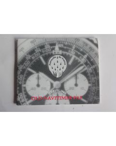 BREITLING livret notice montre Old Navitimer Paf