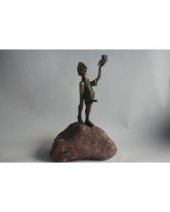 Sculpture bronze Anastas Konstantinov Mystical Expressionism