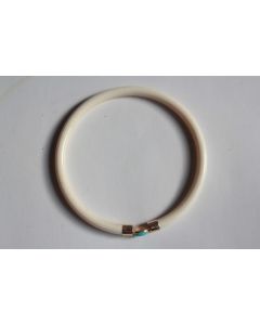Bracelet jonc or turquoise