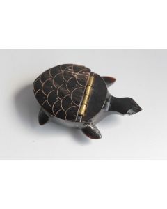 Ancienne boite à priser corne Tortue