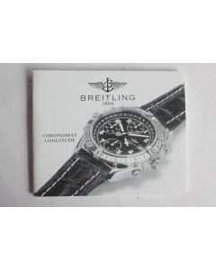 BREITLING livret notice montre Chronomat Longitude