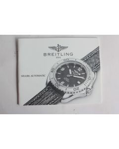 BREITLING livret notice montre Shark automatic