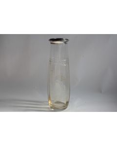Vase cristal et argent