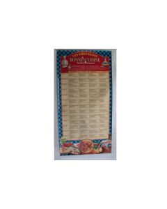 Poster publicitaire LUSTUCRU idée repas bonne cuisine 4 saisons