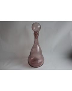 Grande Bouteille BIOT verre soufflé et bullé