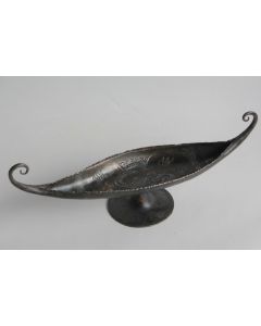 Coupe Vide-poche dinanderie LOYS Lucha Salamandre Art déco