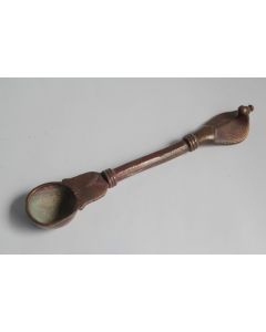 Ancienne Cuillère rituel Cuivre XVIIIe siècle Puja Inde