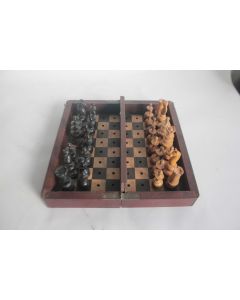 Ancien Jeu d'échecs de voyage