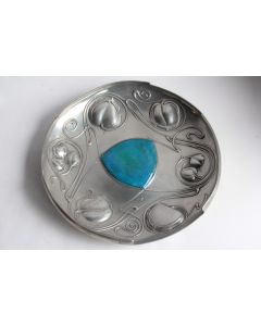 Plat émaillé Archibald Knox Tudric Liberty & Co Art nouveau