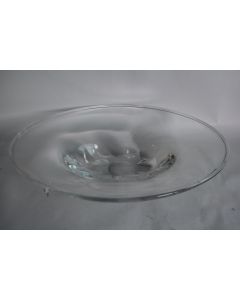 ORREFORS Grande coupe Centre de table cristal Edvard Hald 3124