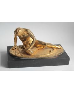 Statuette bronze doré La Gaule Mourante