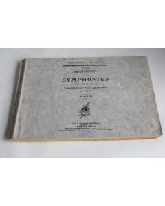 Partition musique piano Symphonies Vol II (6 à 9) n°9344  Beethoven