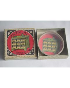 Ancien Jeu d'adresse de poche Jeu du Tonneau Grenouille