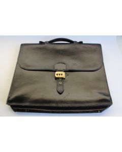 HERMES Sac à dépêches noir