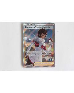 Carte Pokémon Capitaine d'équipe Candela Full art pokémon GO SWSH228