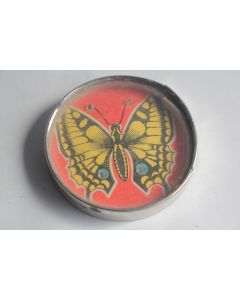 Ancien Jeu d'adresse de poche billes Papillon
