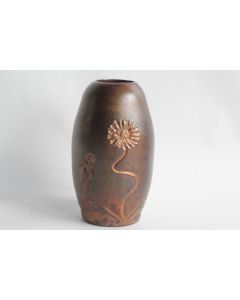 Vase céramique irisée Peter Ipsen Kjobenhavn Danemark Art Nouveau