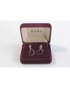 Boucles d'oreilles argent Avon