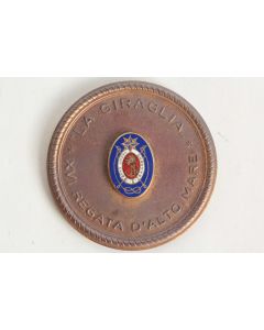Médaille émaillée Yacht Club Sanremo La Giraglia