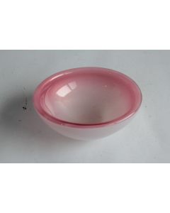 MURANO Coupelle Vide poche verre rose poudre d'or