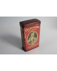 Boîte chocolats tôle lithographiée Cacao Rona solubilisé