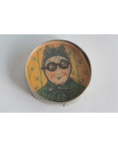Ancien Jeu d'adresse de poche Femme aux lunettes